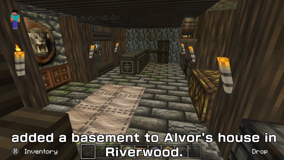 pointedTime's tweet image. #SkyrimUpgrades
#Minecraft #NintendoSwitch