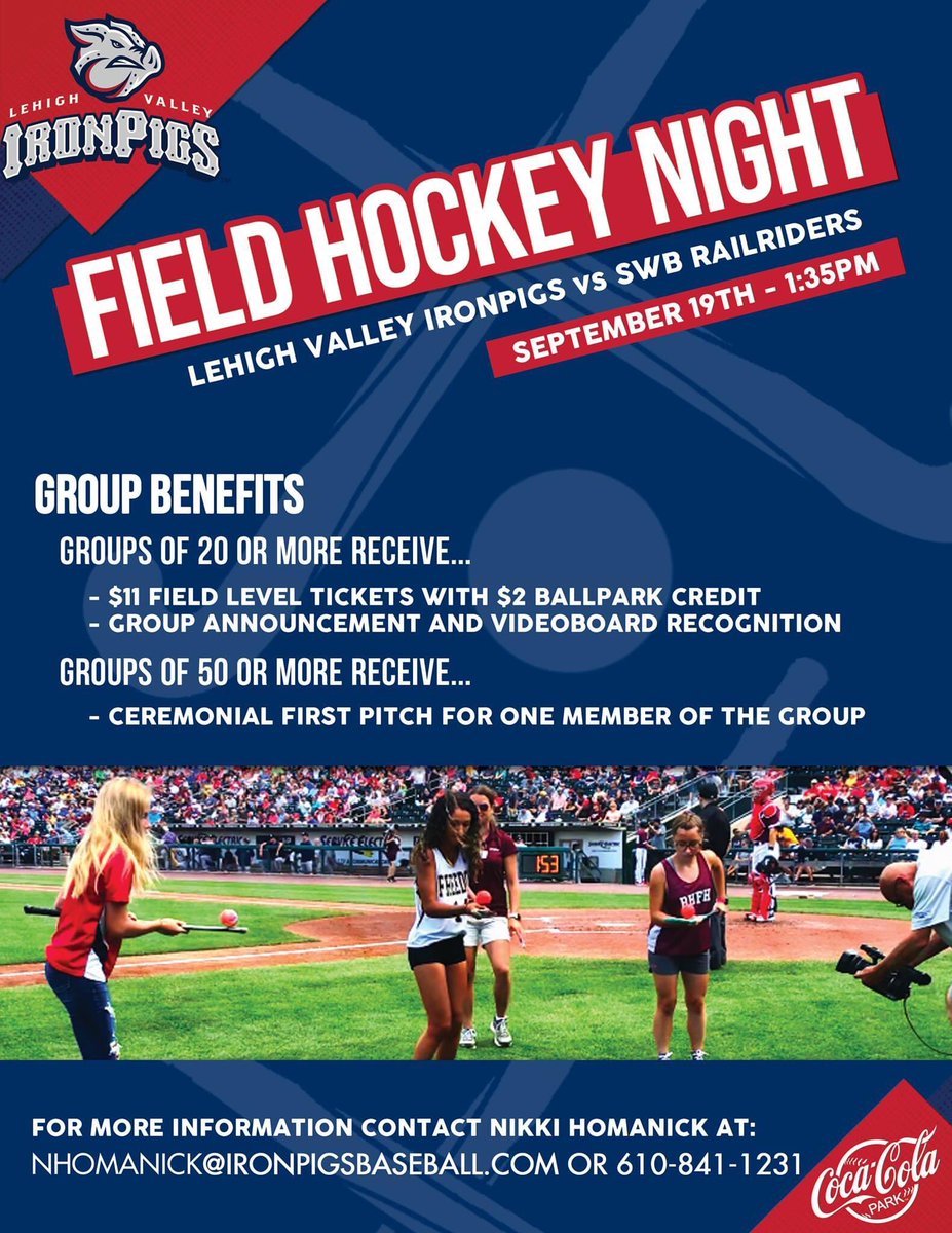 field_nl's tweet photo. NL Field Hockey family!! Who wants to watch some baseball!!
Please put name, player and number of tickets on the envelope. 
 Money can be turned in at either the middle or high school offices. 
 Money needs to be turned in by June 11th.
Checks can be  made out to NL Field Hockey https://t.co/gTZdANstO1
