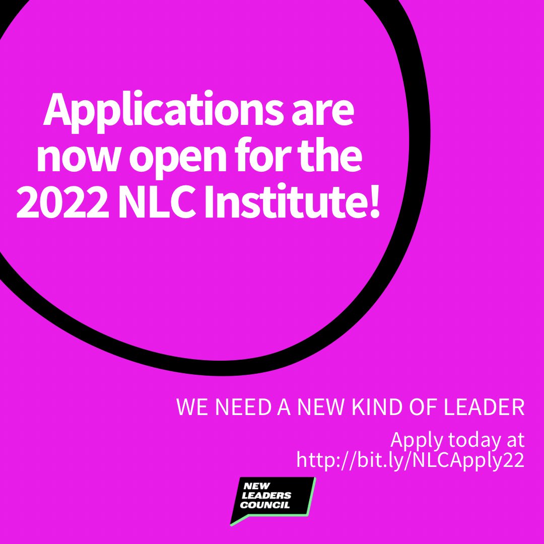 NLC_OK's tweet photo. Do you have what it takes to be a New Leader? Applications are open now to be a 2022 Fellow! Don't miss your chance. Apply today at https://t.co/wfioQ0WkqE  #nlcinstitute #nlcfamily #nlcok #2022 https://t.co/xhjRdzcgcU