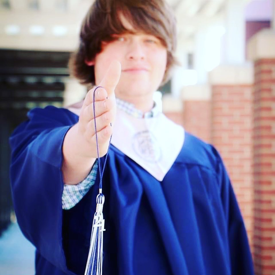 nix4tigers's tweet photo. I got one graduating in a few days and one starting his high school days today with his first “Eagle Bowl”.  Playing for his momma’s alma mater and wearing dad’s old number.  Pretty cool! https://t.co/k3XdErtCqh
