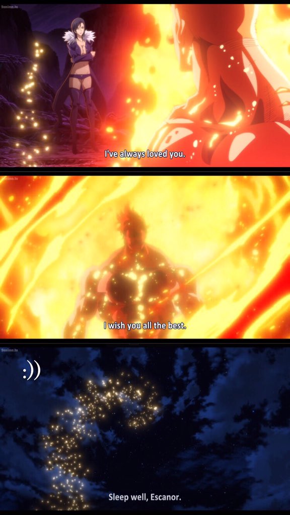 #NanatsuNoTaizai Bu hikayede yanan sen oldun Escanor R. I. P