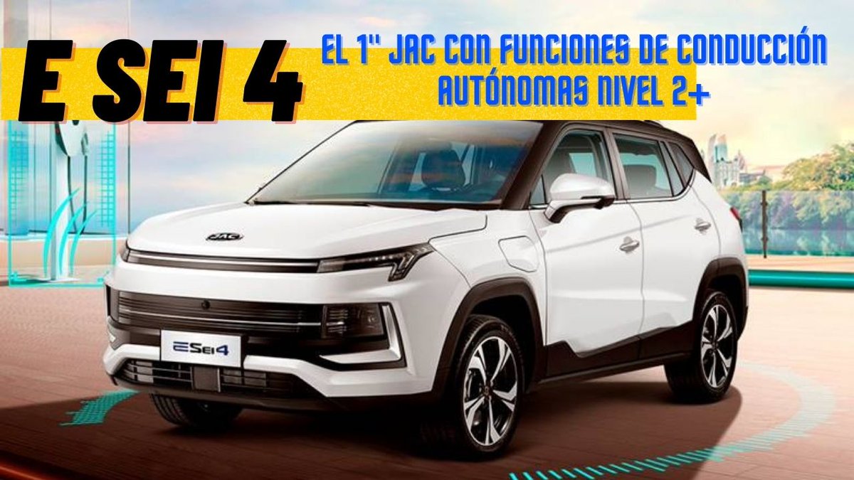 carplanetmx's tweet photo. 👀👀 ¿Te enteraste? La nueva generación  de #JAC #ESei4, es el primer vehículo eléctrico en lograr funciones de conducción autónoma de  nivel 2+, ¿pero qué quiere decir esto? ¡Te lo contamos aquí!👉👉https://t.co/NAMfsLobJn

@JACMotorsMX #JAC #JACMotors https://t.co/sY238VSYzF