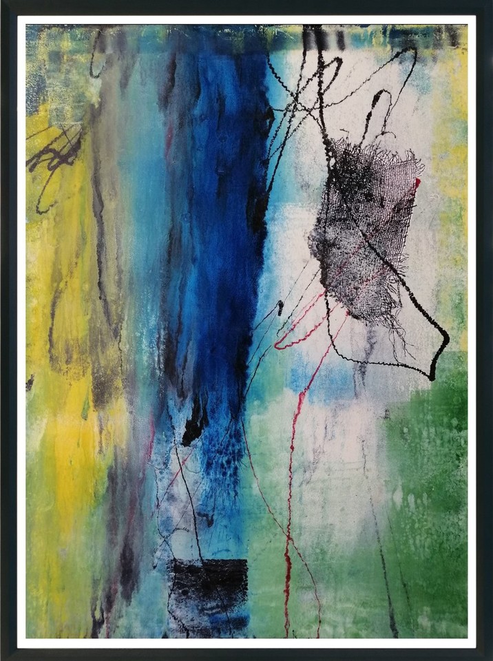 labanartt's tweet photo. Es obra rica en colores, formas abstractas y símbolos apropiados de la historia del arte.

 #contemporaryartcollectors #coleccionismodearte #artcollecting #coleccionismedart https://t.co/grYPmg1K7K