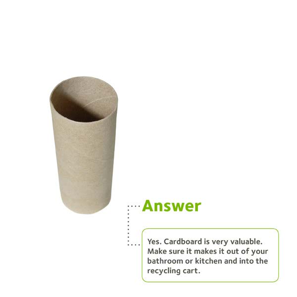 #Recycling101: Should toilet paper tubes go in your recycling bin? Learn the good and the bad from Oak Park's refuse and recycling hauler Waste Management at rorr.com. More information about recycling in #OakPark is at oak-park.us/recycling.