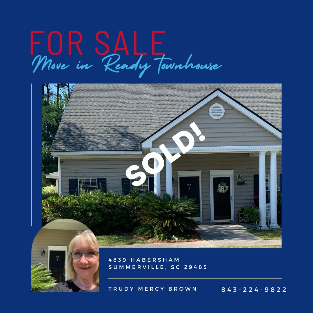 Realtor_CHS's tweet photo. She called to ask me to list the townhouse for sale. Then she tells me she is on her way out of town and the key is under the mat, the thermostat needs repair and the place needs cleaning. "I've got it covered! Enjoy your trip!"
#SOLD #TrudySellsCharleston https://t.co/KRS34B9IZJ