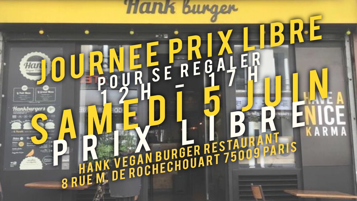 Hank restaurant tweet media