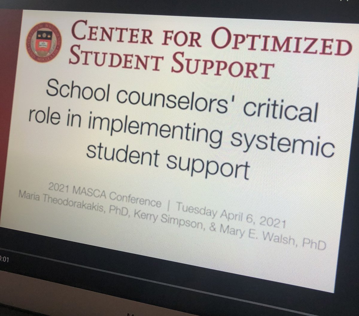 Spent my day with some powerful virtual presentations (of many offerings) thanks to #MASCA21! Thankful for the opportunity of such meaningful professional development for the School Counselor role! <a href="/juliavtaylor/">Julia V. Taylor</a> <a href="/allisoneLPC/">Allison Edwards</a> @PoweringOpp #lifelonglearning 👩🏼‍🎓👩🏼‍🏫👩🏼‍💻