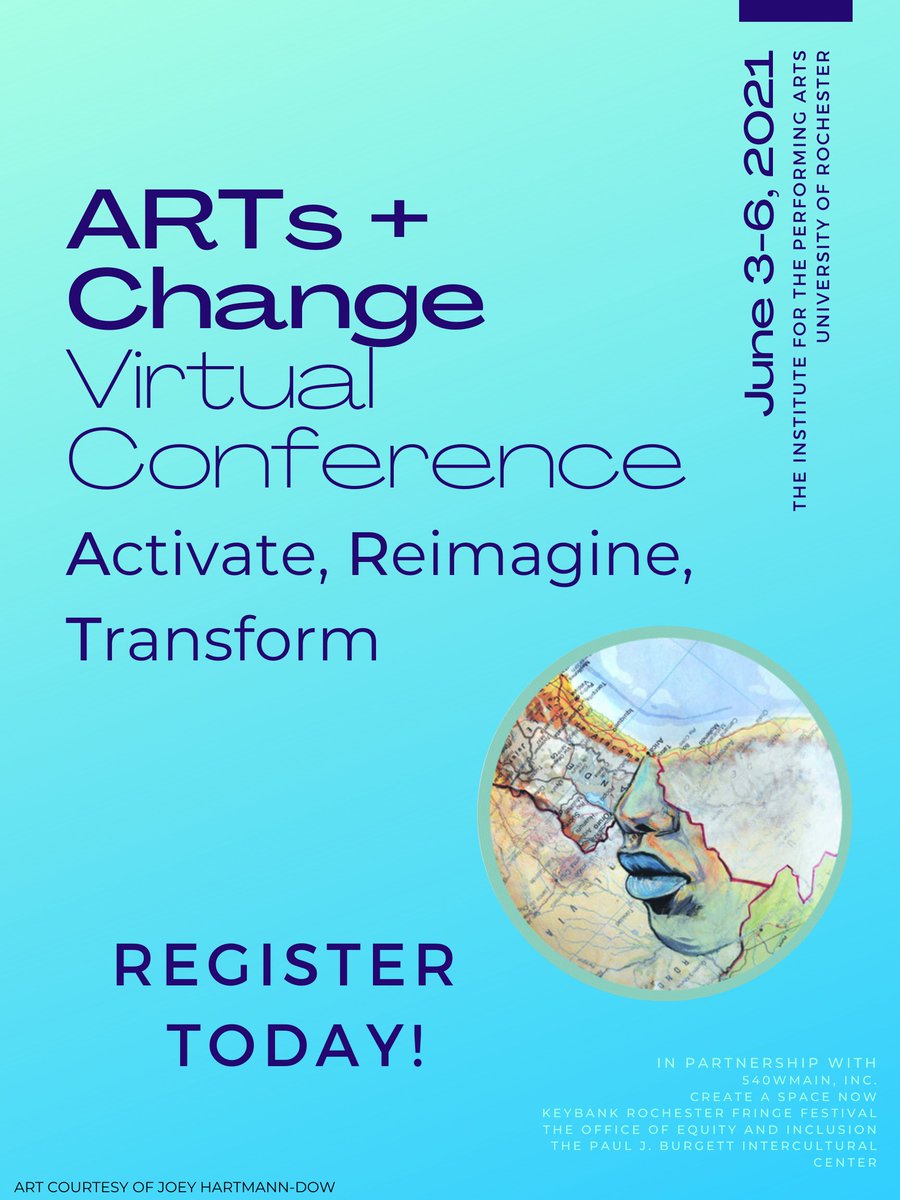 UR_PerformArts's tweet photo. We are hosting ARTs + Change virtual conference with over 50 worldwide artists sharing how their work integrates with change-making! Free to attend - register now: https://t.co/h30wFJxNbX https://t.co/QIQuV4ITJ5