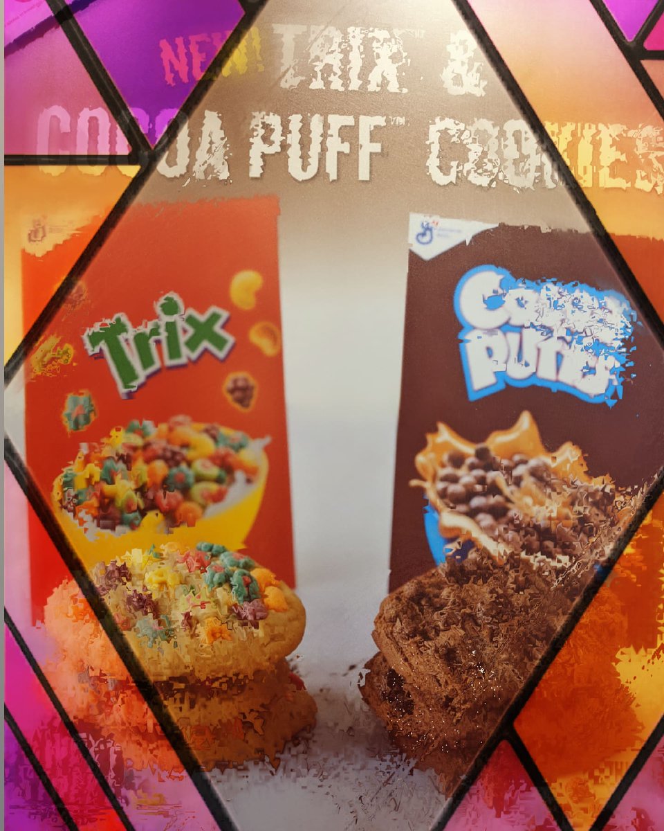 Come treat yourself to our NEW Trix & Cocoa Puff Cookies. Your in luck, the promo is still going on. Take advantage of the Buy 1, Get 1 50% off.  #bncafeapp . #bn #trix #cocoapuff #trixisforkids #treatyoselfday #chocolatelovers #cereal #bncafe #bnnewhartfordny