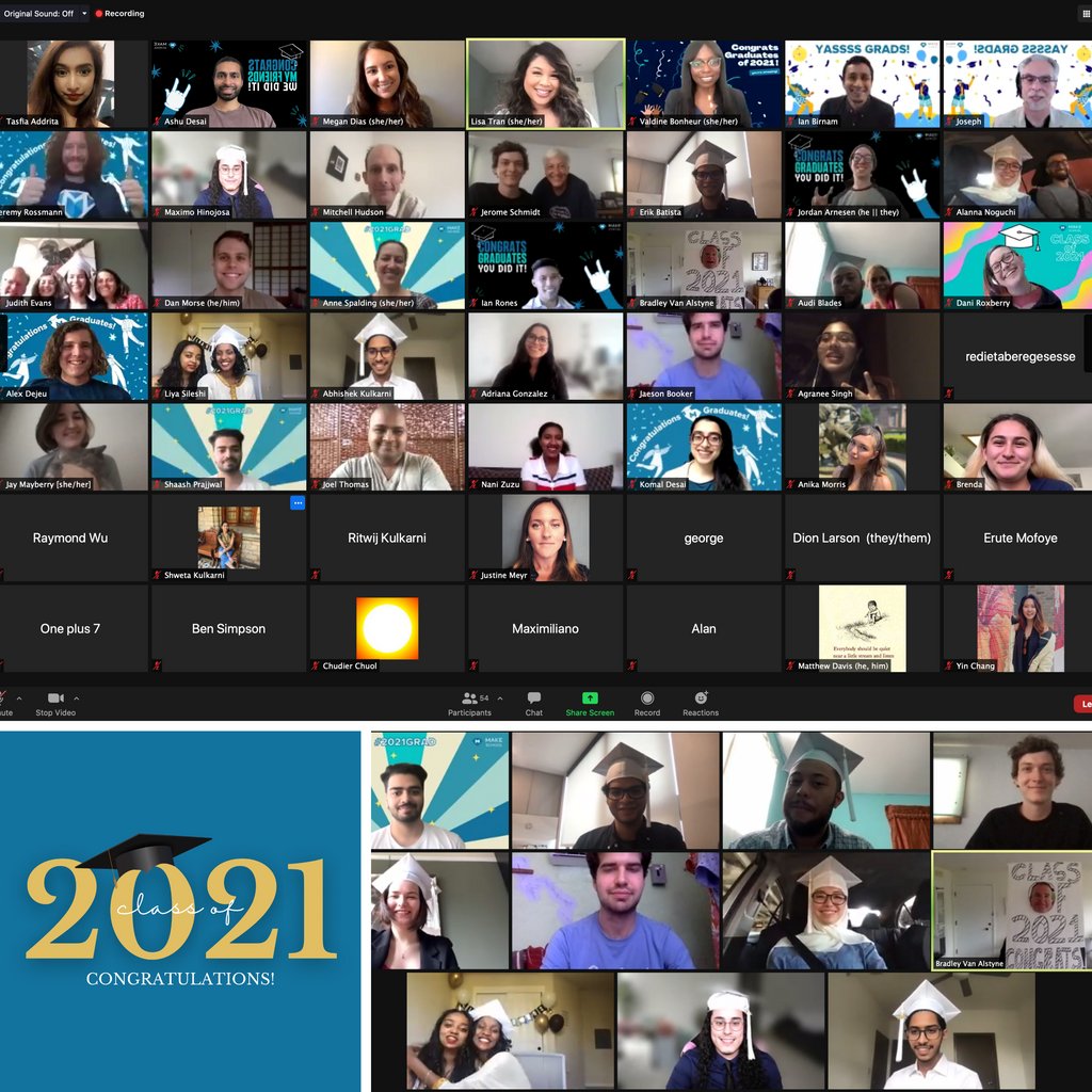 CONGRATULATIONS TO THE CLASS OF 2021 🎉⁠ A couple weeks ago, we celebrated with a virtual graduation to celebrate.⁠
⁠
#graduation #college #collegelife #graduates #studentlife #congratulations #classof2021