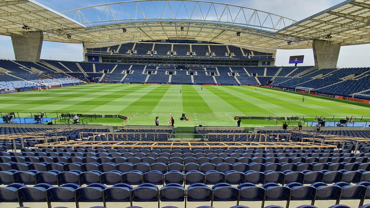 Were in Portugal ahead of the UEFA Champions League final between. <a href="/ChelseaFC/">Chelsea FC</a> and <a href="/ManCity/">Manchester City</a> 

Pitch is looking in ⭐⭐⭐⭐⭐ condition! 

Well done to the team <a href="/REDrelvados/">RED Relvados</a> 

#UCL #UCLFinal