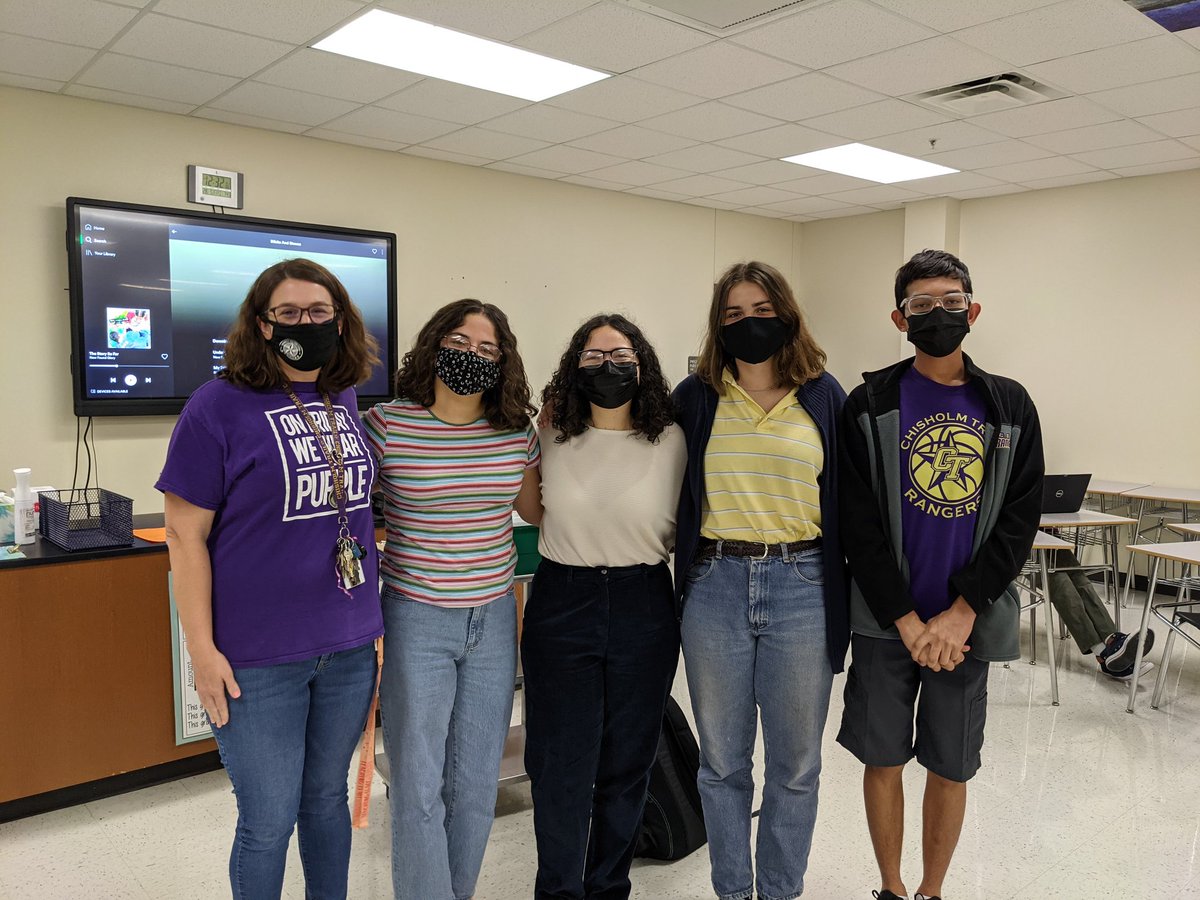 There are no words to express how much this crew means to me. Go take on the world, and don't forget about your old physics teacher! Love you all! ❤️ #Classof2021 <a href="/ChisholmTrailHS/">CTHS</a>