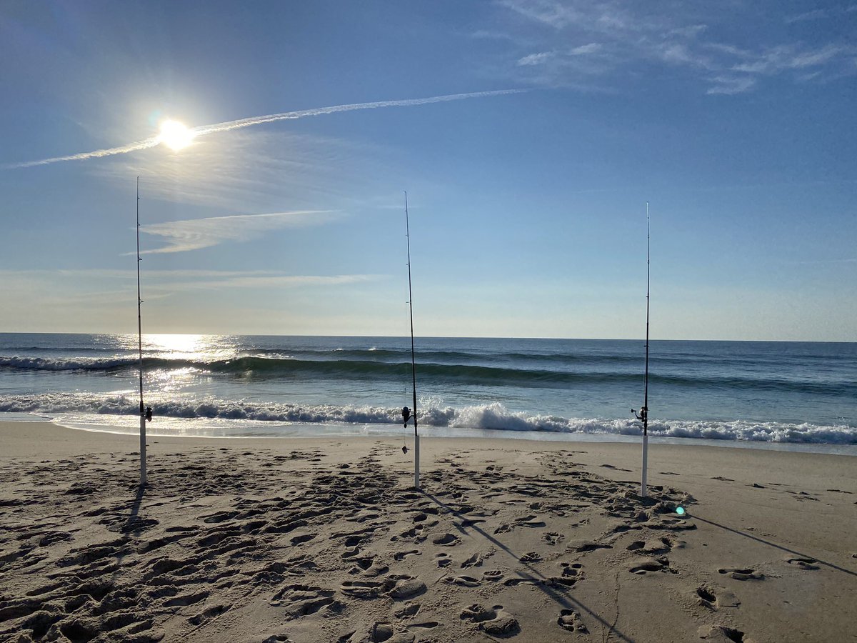 scottmielepe's tweet photo. My favorite place to unwind and recharge the batteries you ask?! Surf Fishing on the beach in LBI! #OPENALLWeek https://t.co/2BZbdECd5C