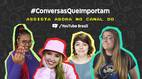 YouTubeBrasil's tweet photo. Elas jogam, sim. E jogam muito!
Convidamos @hey_mika, @funBABE, @MaahGLopez e @LoiraNoob pra participar da nova edição do #ConversasQueImportam sobre a presença das mulheres no universo dos games. Pra conferir, é só passar aqui → https://t.co/e7I2nzclwJ https://t.co/4v91dl0ODq