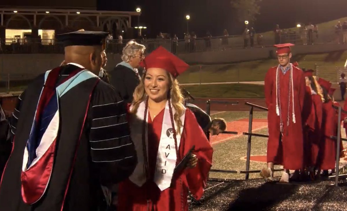 CKenderEDU's tweet photo. So hard not being there but thankful I had an even better way to see the pure joy. My why, today &amp; everyday. So proud of y’all! 

And thank you @CHHSDrWhitfield for leading the way you do. It was amazing to see their faces light up when they saw you. I’m so glad they had you!🔥❤️ https://t.co/1w8P7csBnX