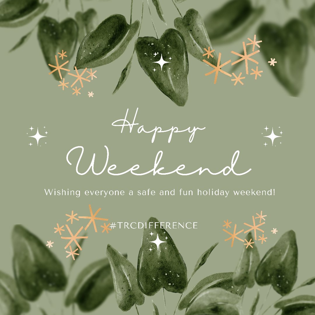 TRC_Difference's tweet photo. Wishing all a happy Memorial Day weekend! 
#memorialdayweekend2021 https://t.co/QcGaeTUqq7