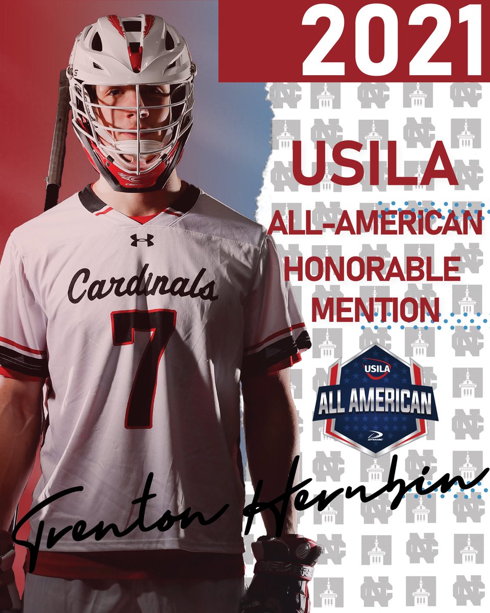 NCCMensLacrosse's tweet photo. Congrats to Soph Defensemen Trenton Herubin for being our first ever USILA All-American! Nobody more deserving! @USILA_Lax https://t.co/yWjiWEuHb9 https://t.co/sp4ssqXPVg