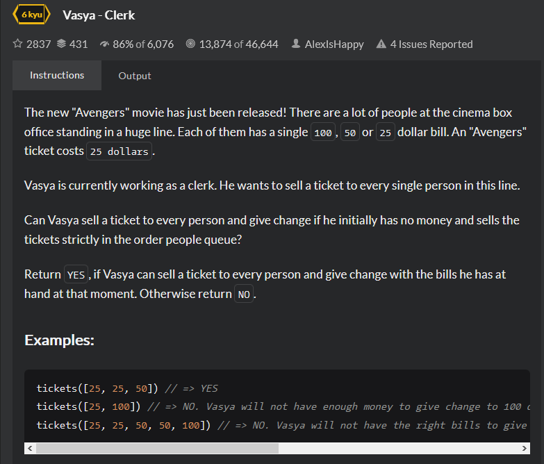 Ivan52966138's tweet photo. Day 92/100 #100DaysOfCode #javascript #coding #CodeNewbie #freeCodeCamp Today I improved my task from yesterday I realized where the problem was so I rewrote it and now its working and also did one more kata... that's all for today. https://t.co/ZSXCakvsgX