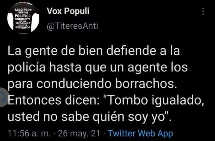 capb1980's tweet photo. Y así son ¡Tal cual! #GenteDeBien #28Mayo #UnMesDeParoEs #FelizViernes #ParoNacional28M #VanessaLaPoliciaEs #GobiernoDeLaMuerte #ULTIMAHORA #UribistaSigueUribista #uribesomostodos #PetroBastaYa #ColombiaConMinDefensa #DuqueRenuncieYa #ColombiaEnDictadura #CaliSomosTodos #Pereira https://t.co/MJg0qrBdzp