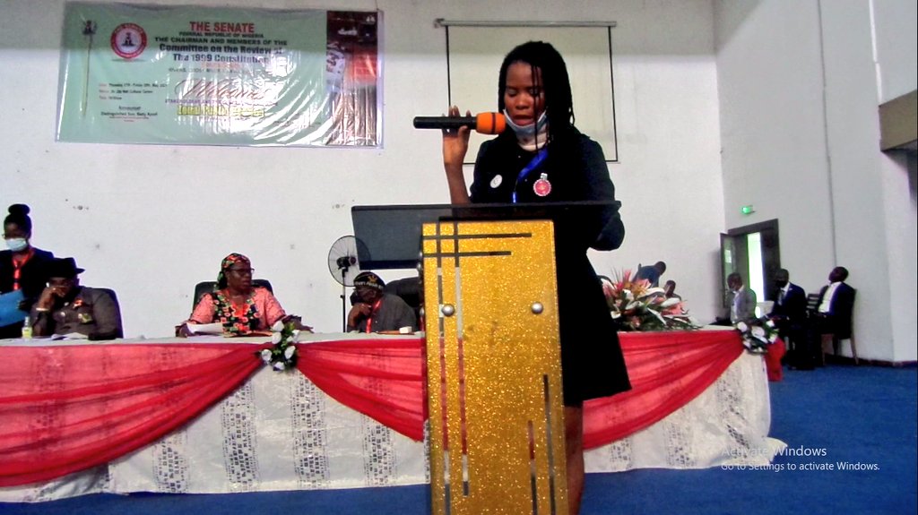 WONNEafronelly's tweet photo. Dear YOUNG ENVIRONMENTAL &amp; CLIMATE ACTIVISTS, our voices got elevated.
It's not enough to protest, being part of the process helps.

Today as recommended @SenBettyApiafi @NGRSenate reassured Art 20- Chap II wld be moved to Concurrent list to EMPOWER State Govs #TheECOPLEDGE @UNEP https://t.co/wrTiYhTkIm