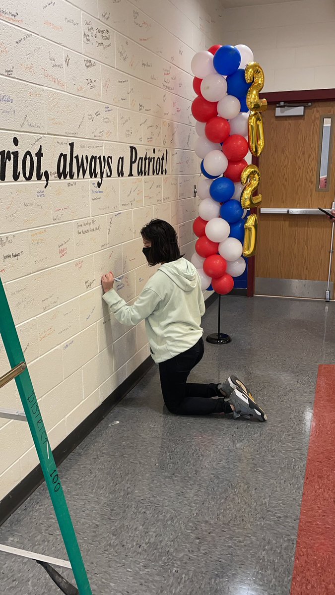 Final day for our 8th graders! Time to leave their mark on Freedom. #freedomfamily