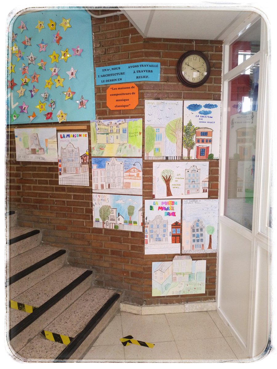 profeconsuerte's tweet photo. Cerramos nuestra Semana Cultural. En sexto, hemos seguido trabajando la arquitectura. Esta vez con dibujos en relieve representando las que fueron, en su día, las casas de compositores célebres de música clásica. Están muy orgullos@s del resultado. @Cpgaudi #proyectoARTE https://t.co/4Rb8IN5iHe