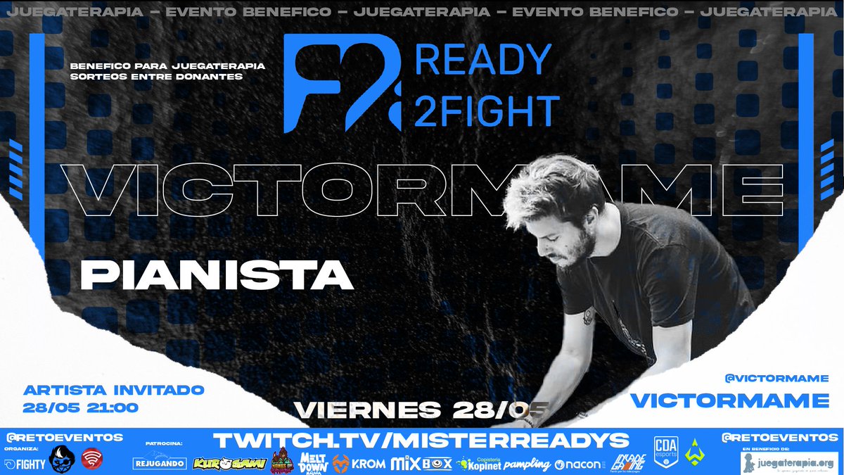 Ya estamos en directo con nuestro repetidor...

Pero uno que por nosotros que repita cada día. <a href="/victormame/">Victormame</a> nos deleita con su maestría al piano con los géneros que más os gusten.🎧

💙Pasaros a darle mucho amor que encima tiene un montón de sorteos esperando.💙

#R2F