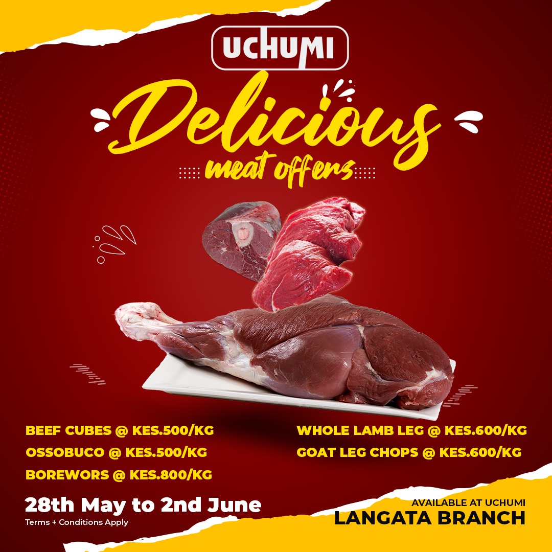UchumiKenya's tweet photo. We all Love End Months!!And We Love Offers too.Visit our Langata Hyper branch for Great deals!!#HomeOfValue #MadarakaDay https://t.co/HSAHIJCj0N
