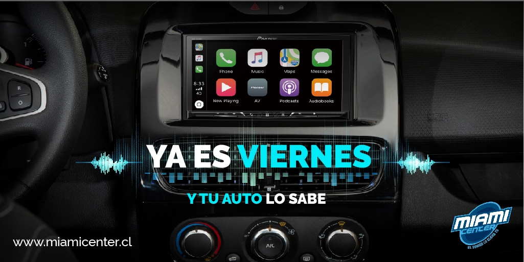 miamicenter's tweet photo. Ya es viernes y tu auto lo sabe. En Miami Center
tenemos las mejores marcas, integraciones, adaptadores, parlantes y todo lo necesario para que andar en auto sea más que una experiencia.
#miamicenter #sonido #autointegracion 
#connects2 #audio #integracion  #caraudio 
#viernes https://t.co/29HipP7000