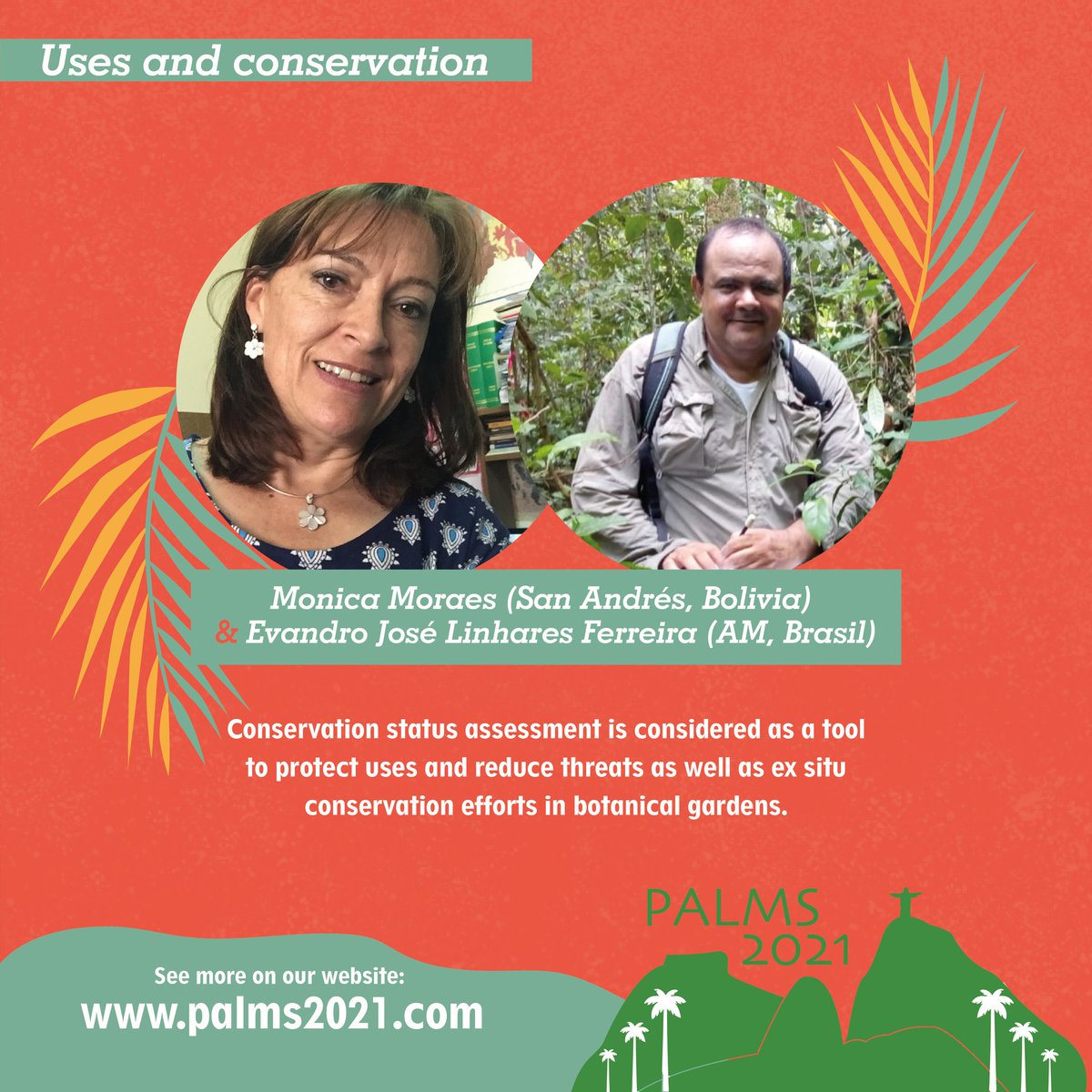 Palms2021's tweet photo. "The utility and conservation include current patterns in traditional knowledge of peoples and the construction of new ecosystems."

To know more about the sections acess: https://t.co/g9rOuZR1Ka 🌴

#palmlover #palms2021 #online #symposium #palmlovers https://t.co/E6JTdOaBGi