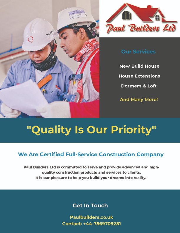 Paul Builders Ltd (@builders_paul) / Posts / X