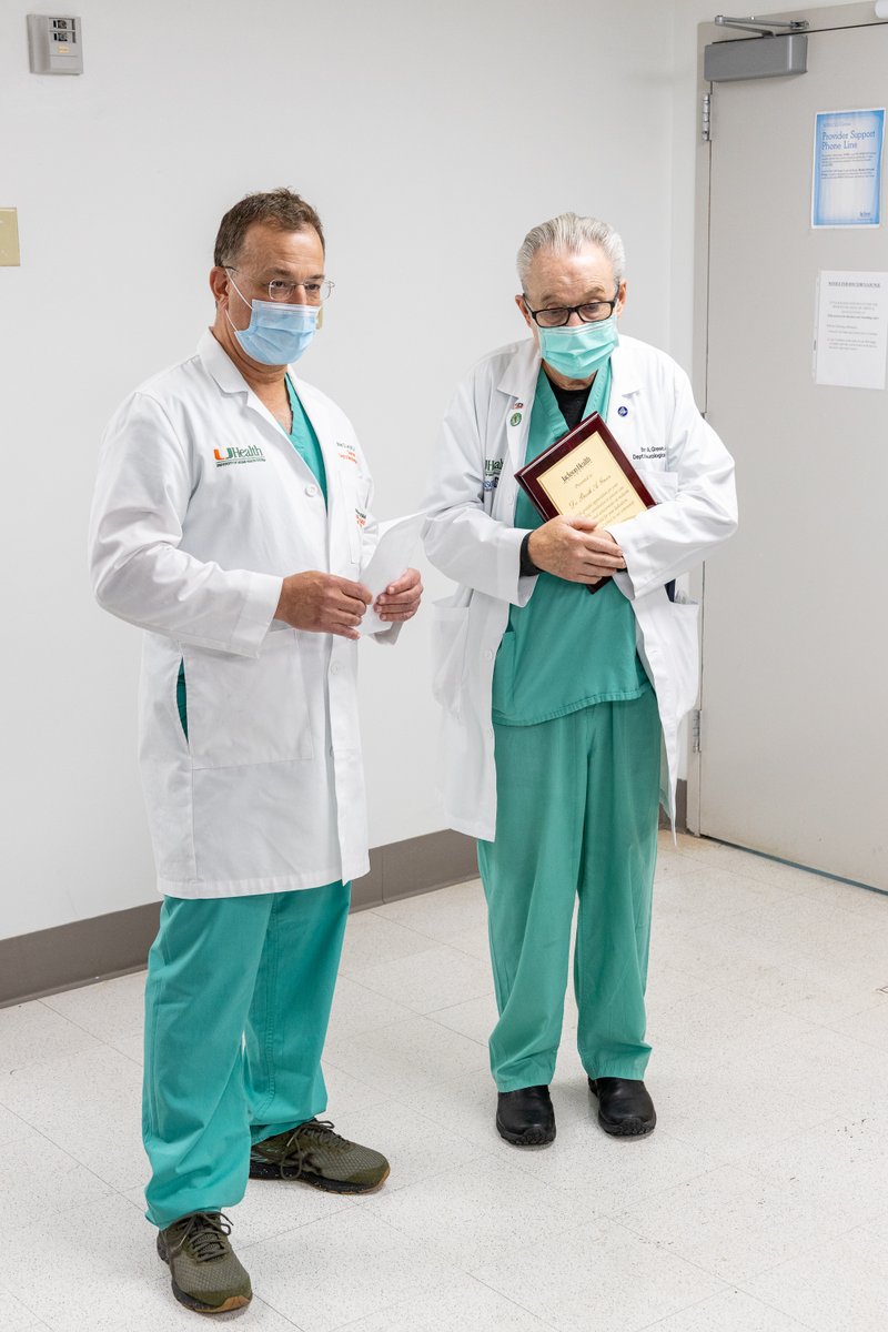 This morning world-renowned neurosurgeon and humanitarian Dr. Barth A. Green performed his last surgery at Jackson Memorial Hospital.