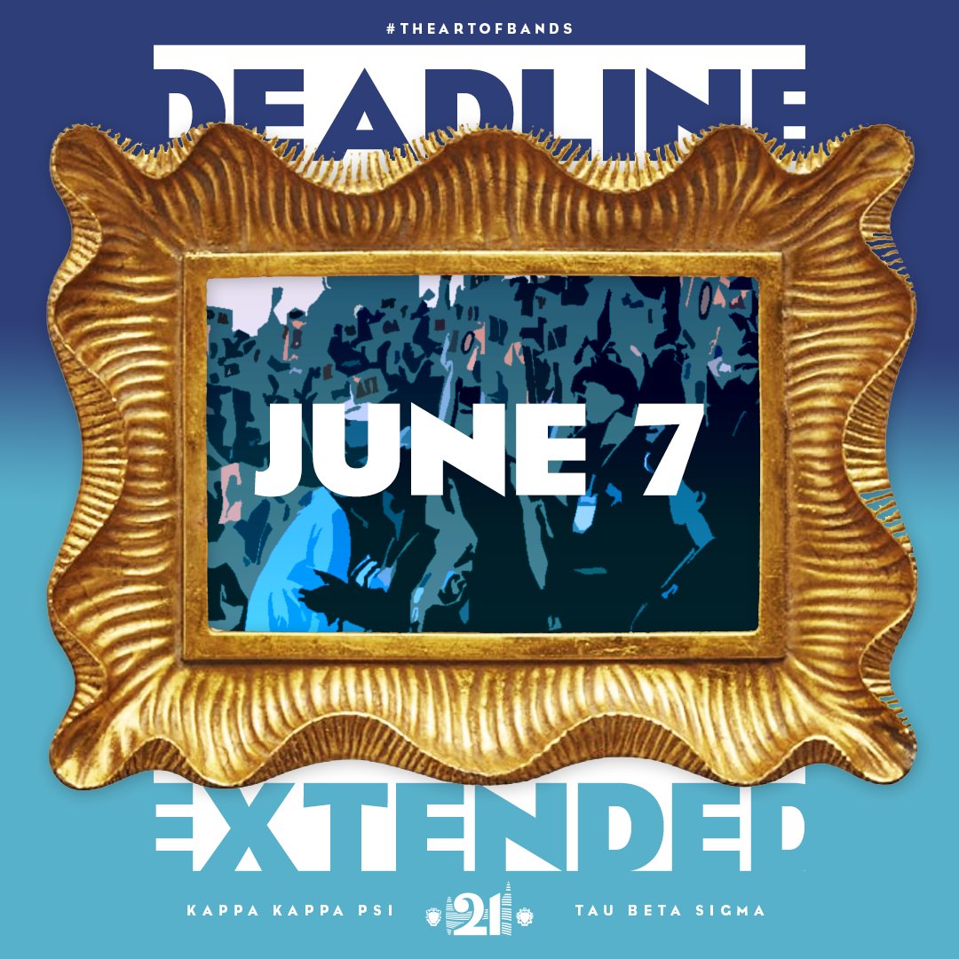 ON-TIME Convention Registration will be EXTENDED to JUNE 7!

Make sure you don't miss out on this summer's reunion!

natcon.kkytbsonline.com

#TheArtofBands