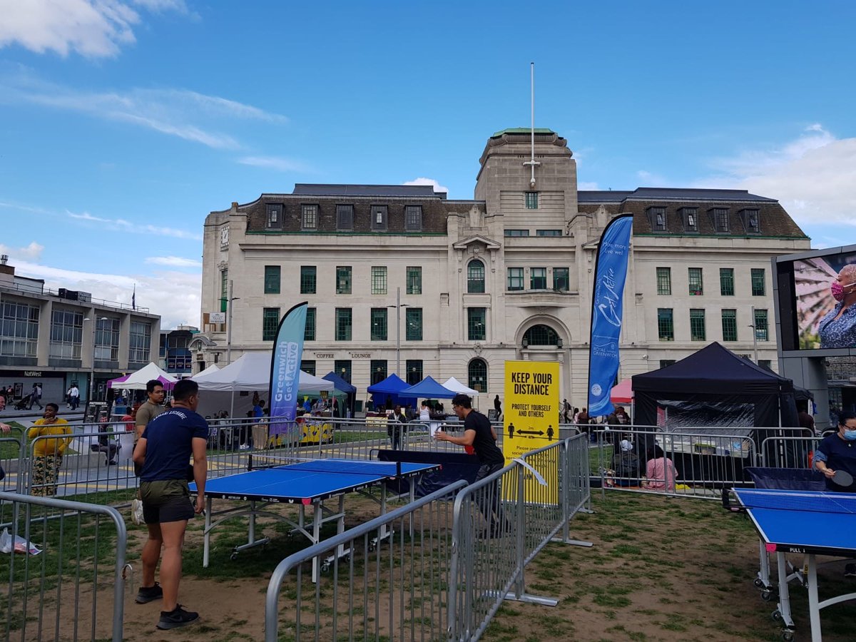 Royal_Greenwich's tweet photo. Get down to General Gordon Square on Friday 4 June from 12pm to 7pm, for the first of our #HolidayFunFridays ๐Tons of sports and footie activities for the kids (and adults!), plus kidโs entertainment, food and market stalls โฝ ๐ฏ ๐๐คน โฟ more info https://t.co/Rs2E6qhxAZ #RGF21 https://t.co/XmINa9AHtl