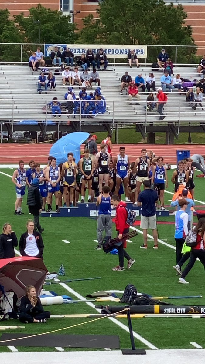 wayne_swinehart's tweet photo. Congrats South Boys 4x800 relay team for finishing 6th in the PA State Finals today!  Evan Loudenslager, Hayden Swinehart, Quaid Molino, Port Habalar  #swasd @SWASports https://t.co/EGMel39NdB