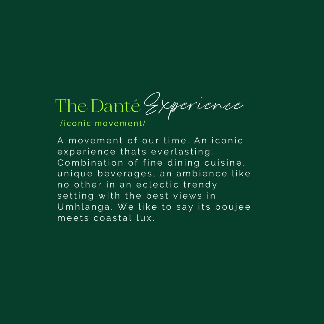ExperienceDante's tweet photo. What is the Danté experience? The definition that explains it all ➰ https://t.co/JuY0QsZcfT