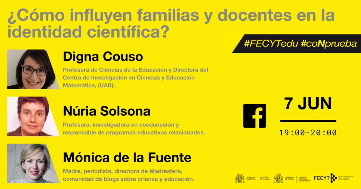 crecim (@crecimuab) on Twitter photo 📢El próximo día 7/6 de 19h a 20h <a href="/DignaCouso/">Digna Couso</a>, <a href="/carme_grimalt/">Carme Grimalt-Álvaro</a>, Núria Solsona (<a href="/GrupLIEC_UAB/">grupLIEC</a> ) y Mónica Fuentes (<a href="/madresfera/">Madresfera ☕️</a>) compartiran sus visiones sobre posicionamiento STEM, familias y mucho más en #coNprueba #FECYTedu <a href="/FECYT/">fecyt</a> 📢El próximo día 7/6 de 19h a 20h <a href="/DignaCouso/">Digna Couso</a>, <a href="/carme_grimalt/">Carme Grimalt-Álvaro</a>, Núria Solsona (<a href="/GrupLIEC_UAB/">grupLIEC</a> ) y Mónica Fuentes (<a href="/madresfera/">Madresfera ☕️</a>) compartiran sus visiones sobre posicionamiento STEM, familias y mucho más en #coNprueba #FECYTedu <a href="/FECYT/">fecyt</a>