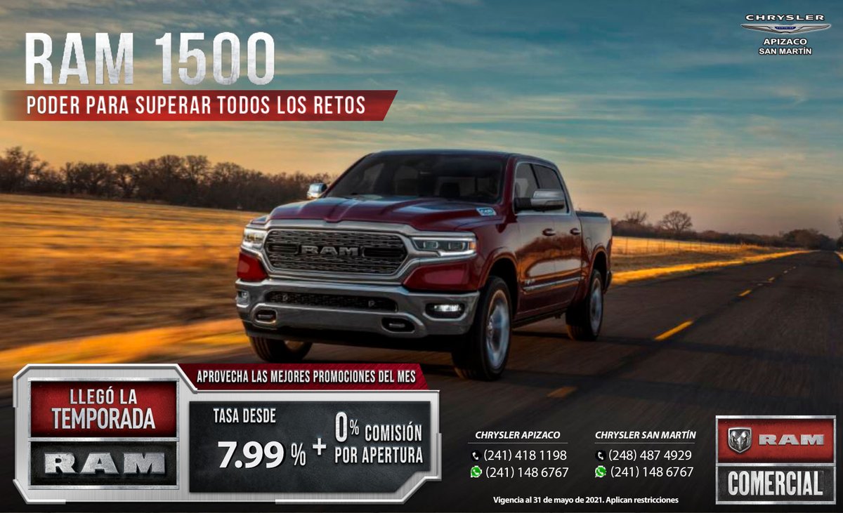 ChryslerApizaco's tweet photo. Algunos creen que no es necesario tanto detalle en una pickup. Por suerte, nosotros no creemos eso. 😎
📍 Ubicación 👉 https://t.co/n0Lvfqfdf6
📞 241 4181198
WhatsApp 📲 https://t.co/RtMpaHIlyM https://t.co/3ylzg8qDgs