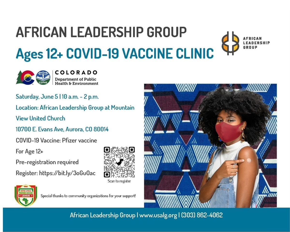 Get your children vaccinated June 5 at ALG headquarters!
Anyone above 12 years old is welcome to get vaccinated at this Saturday event.
buff.ly/3wJ7Hyt
#powerthecomeback #CovidVaccine #DoingMyPartCO #gogetyourvaccine