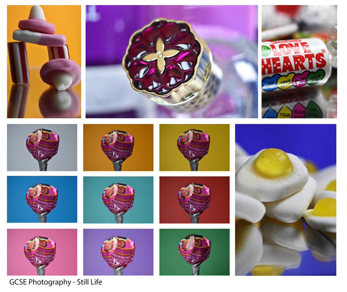 Sweets with a whole new creative perspective from GCSE Photography 📸 #EduArtsFest