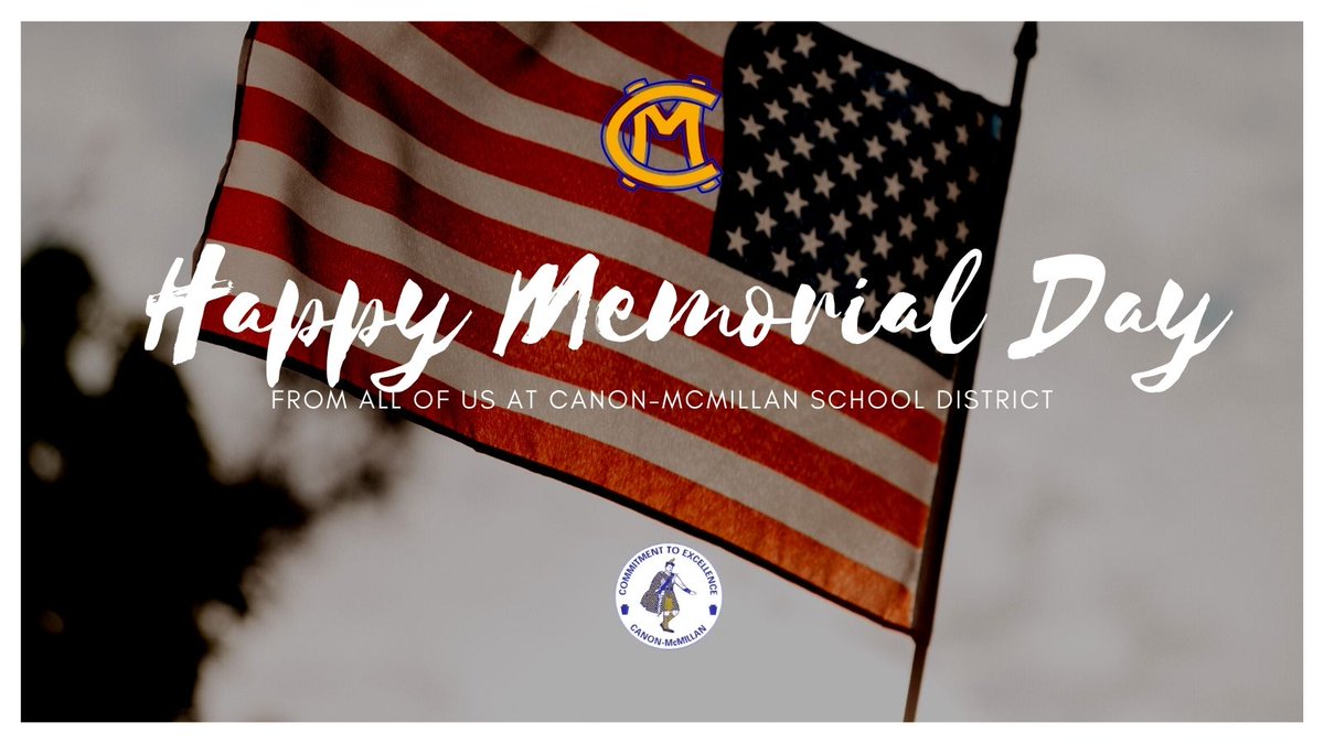 canon_mac's tweet photo. We hope everyone has a very happy, healthy and safe holiday weekend as we honor the military personnel who have died in serving the United States Armed Forces.
@CmhsOfficial @newscmtv @WEARECMS25 @CISCMSD @TeamNSIS @BmeCmsd @CmsdHills @MuseCMSD @so_central_elem @Wylandville https://t.co/o46OPeQcg6