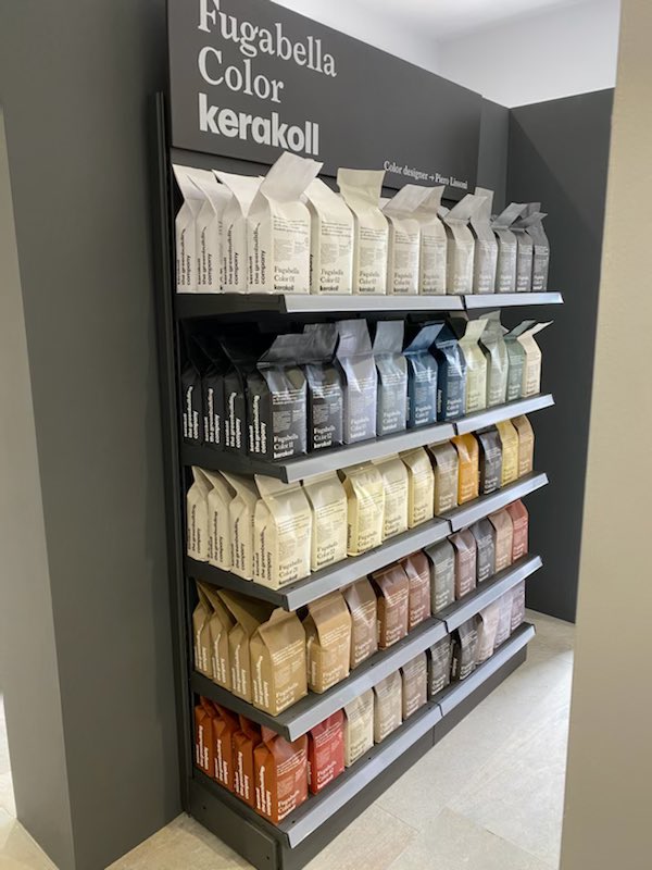 Maranello in Holt Norfolk now stock the full range of Kerakoll fugabella color grout along with Biogel adhesives come a take a look at their beautiful new showroom.#Kerakoll