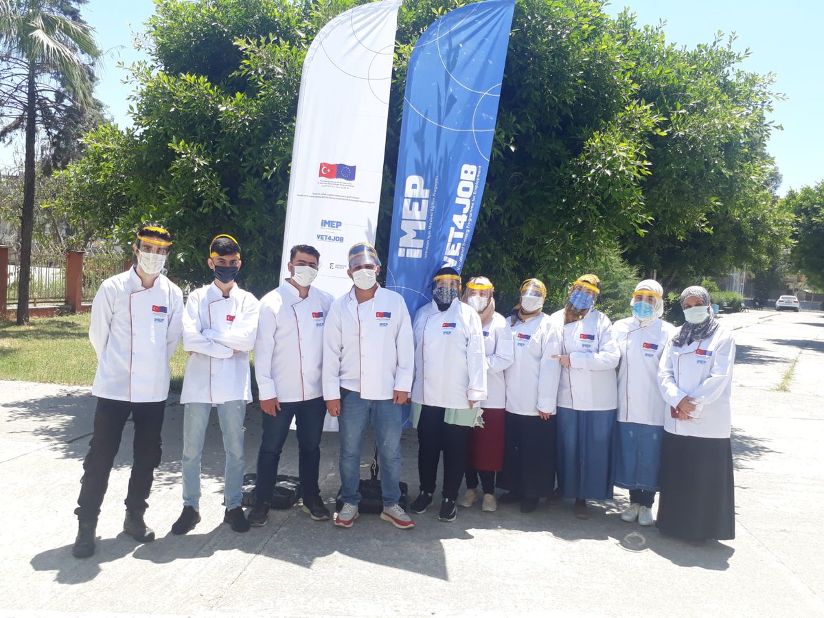 IMEP_VET4JOB's tweet photo. İMEP kapsamında Mersin Mesleki Eğitim Merkezi (MEM)’nde 2. aşçı çırağı kursları başladı.

@IMEP_VET4JOB @EUDelegationTur https://t.co/UpdfWupeui
