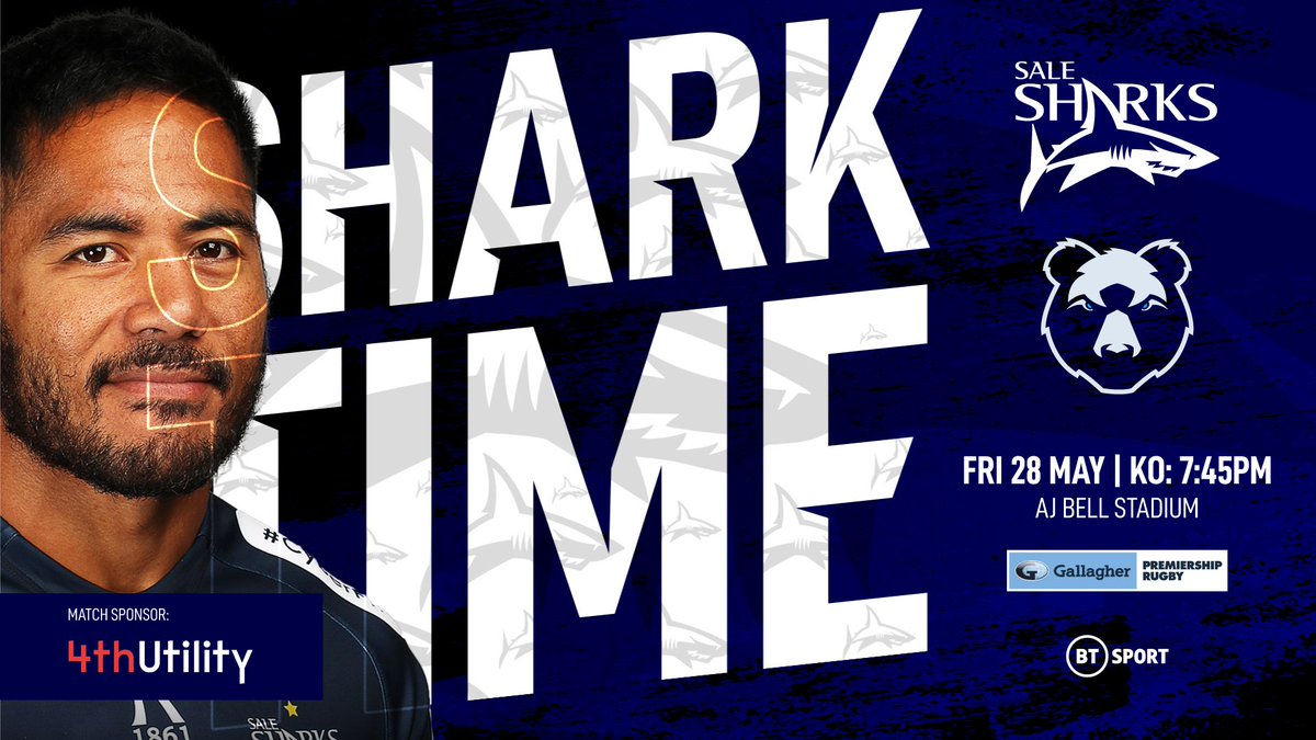 As proud sponsors of the <a href="/SaleSharksRugby/">Sale Sharks 🦈</a> 100 Club, we'll be cheering on the Sharks as they take on the <a href="/BristolBears/">Bristol Bears 🐻</a> 🐻 🦈 🏉