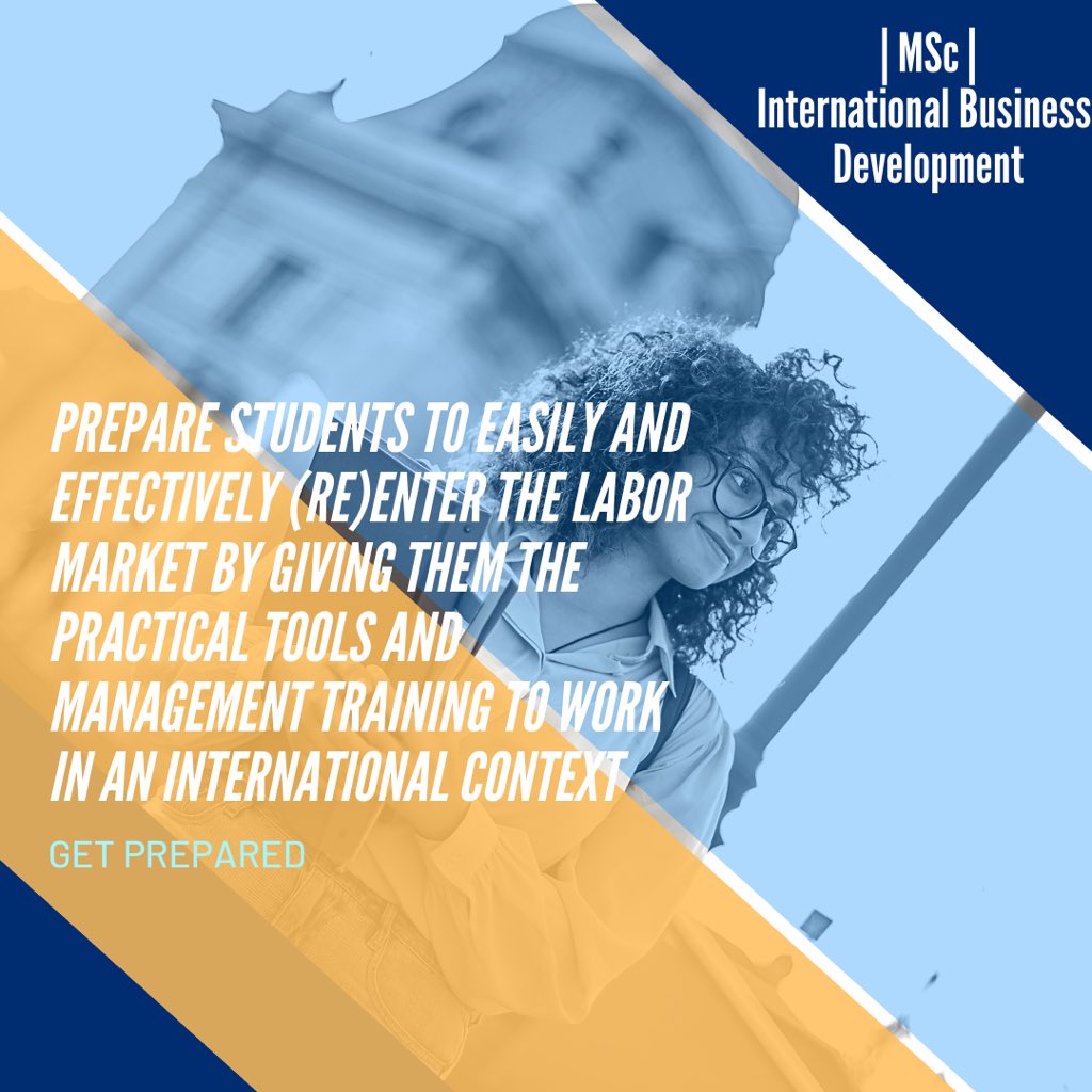 ebs_Paris's tweet photo. MSc | Le saviez-vous ? EBS Paris propose un MSc International Business Development pour tous ceux qui souhaitent évoluer dans le Management International ! 🌍
Pour candidater, rendez-vous directement sur : https://t.co/8myXEROmny 🌐
Join the #EBSParis #MSc #management #bac2021 https://t.co/Jtg2RjIci5
