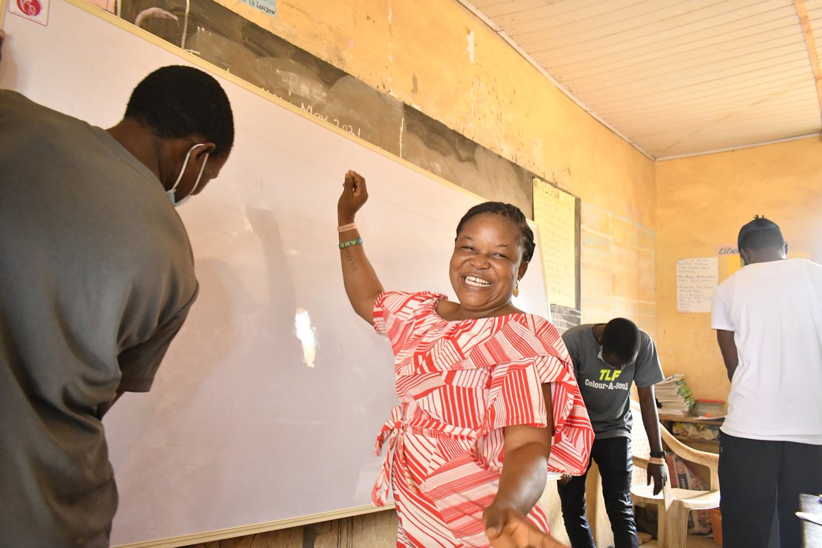 Thresholdlf's tweet photo. Chalks Away!

Here is saying a big thank you for joining this cause - Colour-A-Soul. Words fail us in describing the euphoric emotional responses from the pupils who got new sandals and uniforms, and the dancing and excitement that welcomed the hoisting of new whiteboards over.. https://t.co/Y6UTmRbTOp
