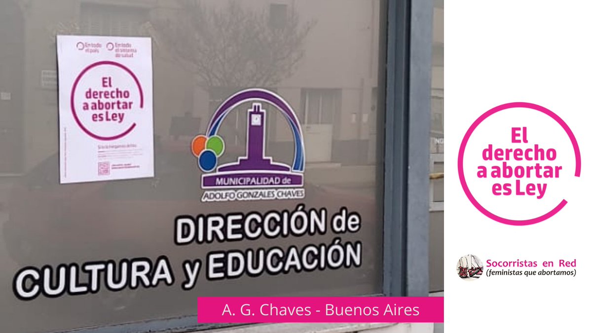 socorristasarg's tweet photo. Conciencia tenemos todas las personas. Nuestras conciencias, a diferencia de la de objetorxs, se sostienen desde unos principios y deseos que nos mueven a acompañarte en tu decisión de abortar. 
En #AdolfoGonzalezChaves #ElDerechoaAbortarEsLey! https://t.co/Ie00qEa7EK