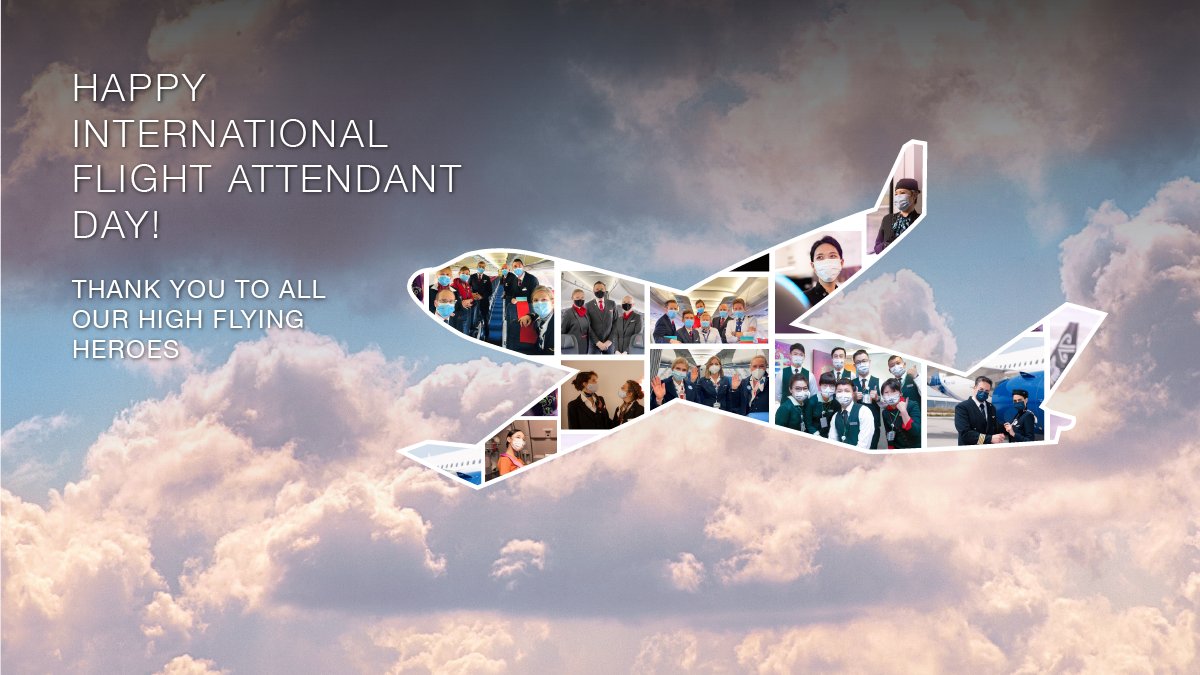 Happy #InternationalFlightAttendantDay! Today we celebrate all our member airlines’ high flying heroes.✨✈️ Tell us about a flight attendant who deserves some recognition? 👇 #StarAllianceFamily #FlightCrew