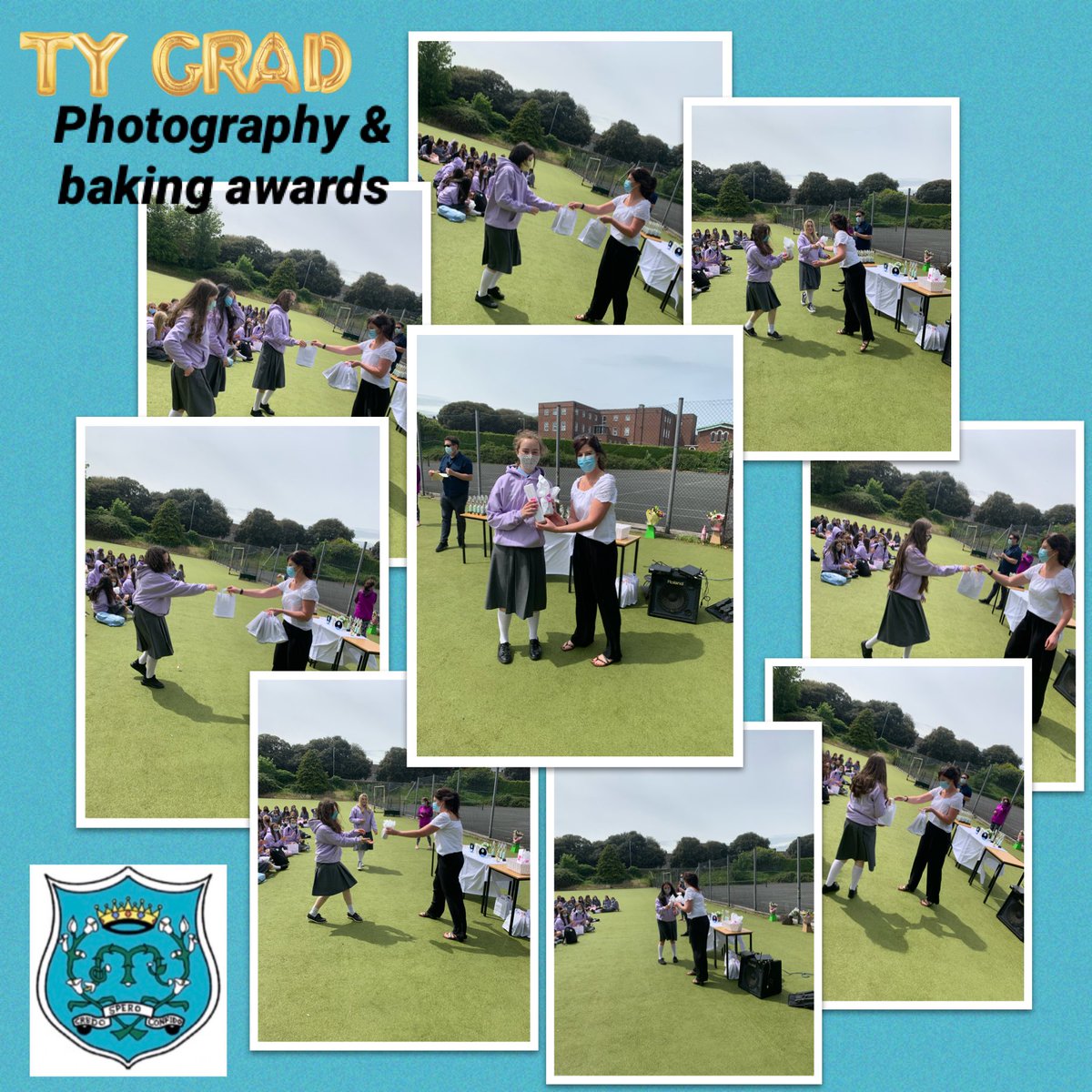 ManorHseRaheny's tweet photo. The celebrations included an awards ceremony&picnic on the hockey pitch โ๏ธ ๐งบ ๐.16 students received portfolio awards for their work throughout the year&prizes were given to the students who won our lockdown baking&photography comps earlier this year๐๐ป ๐ฉ๐ผโ๐ณ๐ธ #ManorHouseTY #TYGrad https://t.co/DFreCO77I5
