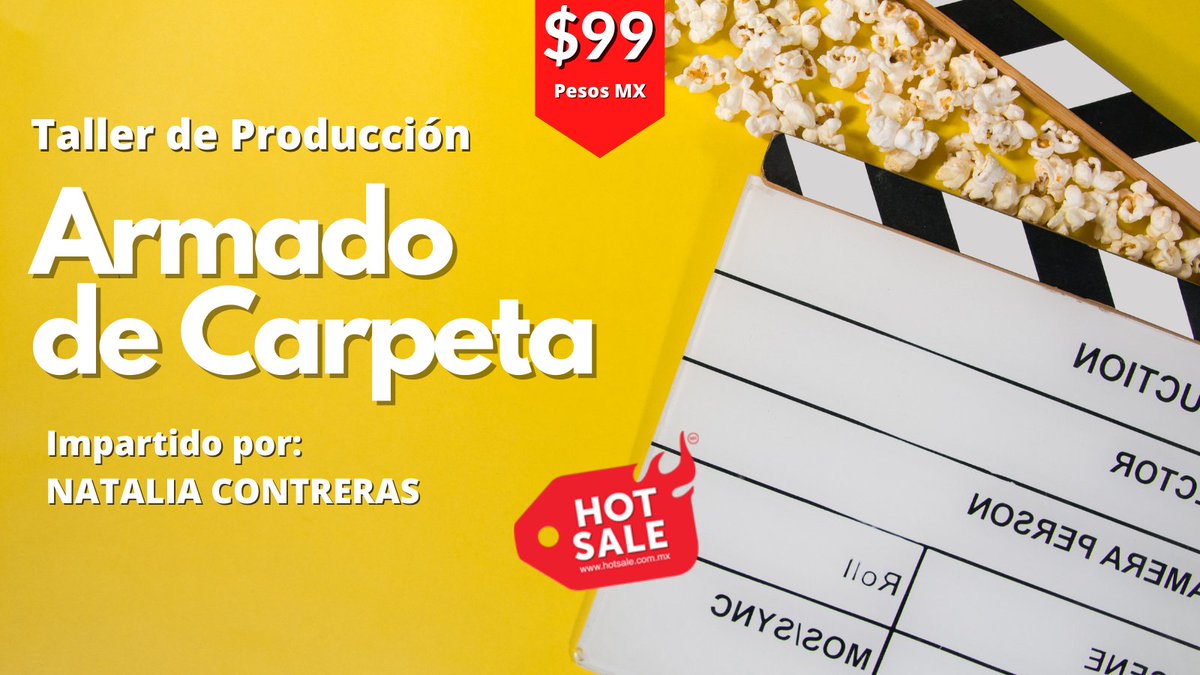 HOT SALE EN <a href="/RedElephantF/">Red Elephant Films</a>!! TALLER DE PRODUCCIÓN EN LÍNEA A SÓLO $99 PESOS! Aprende lo básico a cómo armar tu propia Carpeta de Producción aquí en <a href="/Filmadores/">Filmadores</a> filmadores.com/cursos/curso-d…